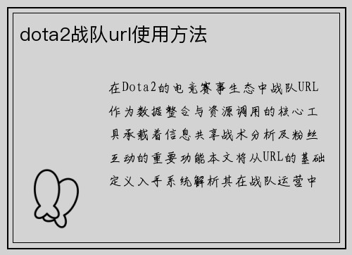 dota2战队url使用方法